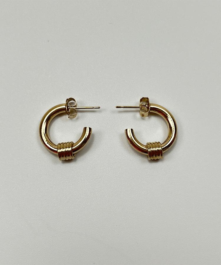 CARRIE PALLADIUM EARRINGS