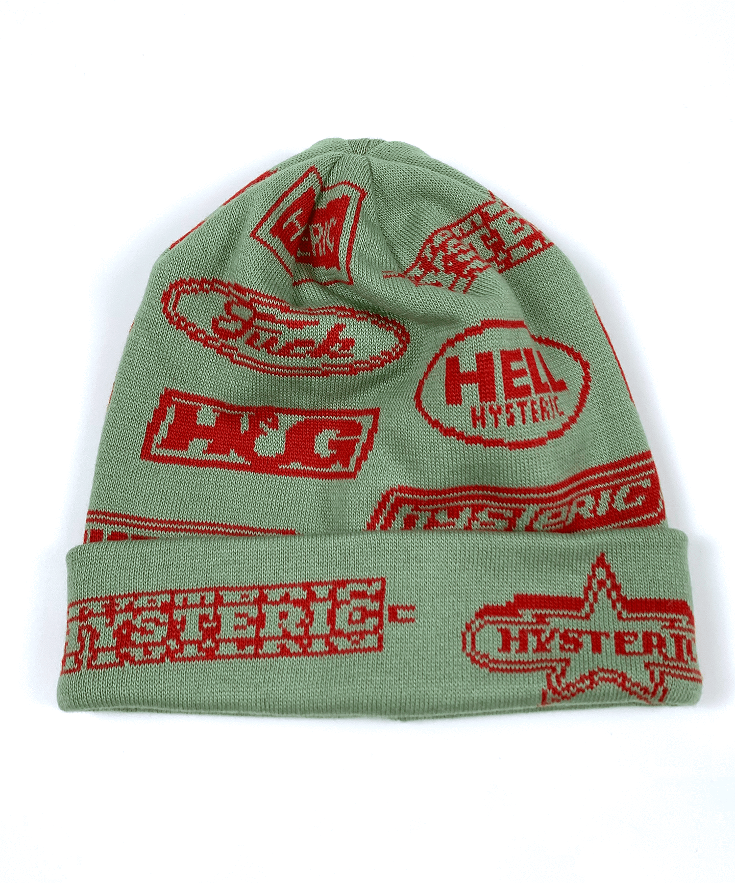 HYSTERIC GLAMOUR FEVER オーバーサイズビーニー(グリーン)