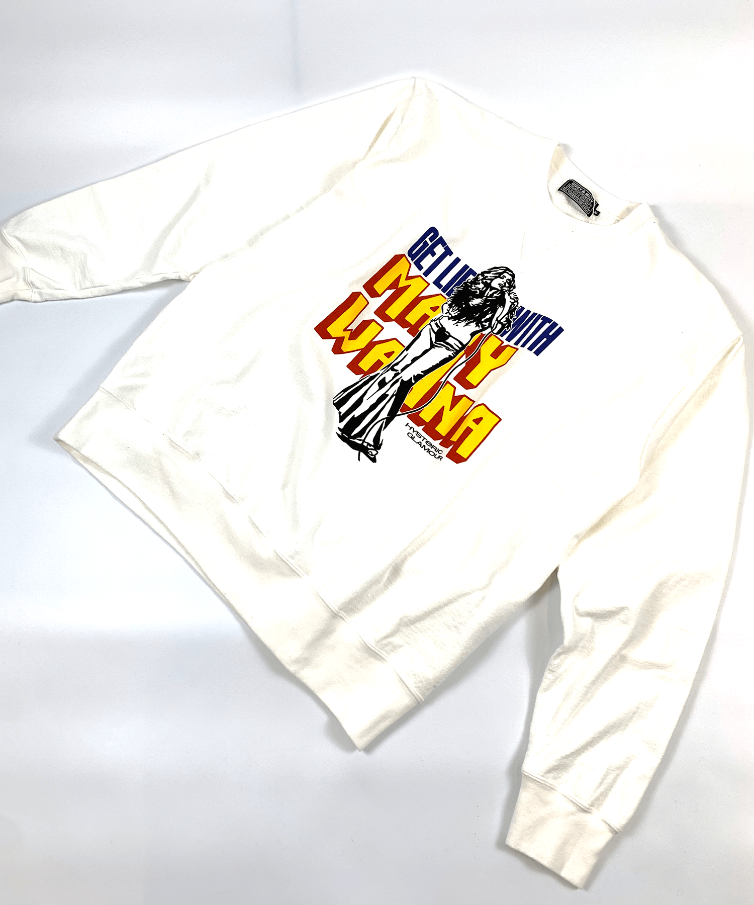 HYSTERIC GLAMOUR GET LIFTED WITH MW スウェット(ダーティホワイト)