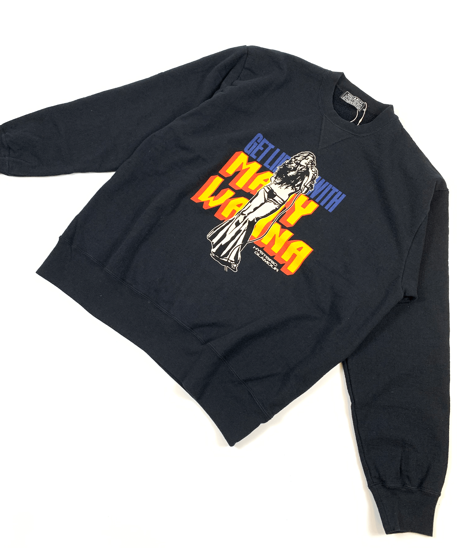 HYSTERIC GLAMOUR GET LIFTED WITH MW スウェット(ブラック)