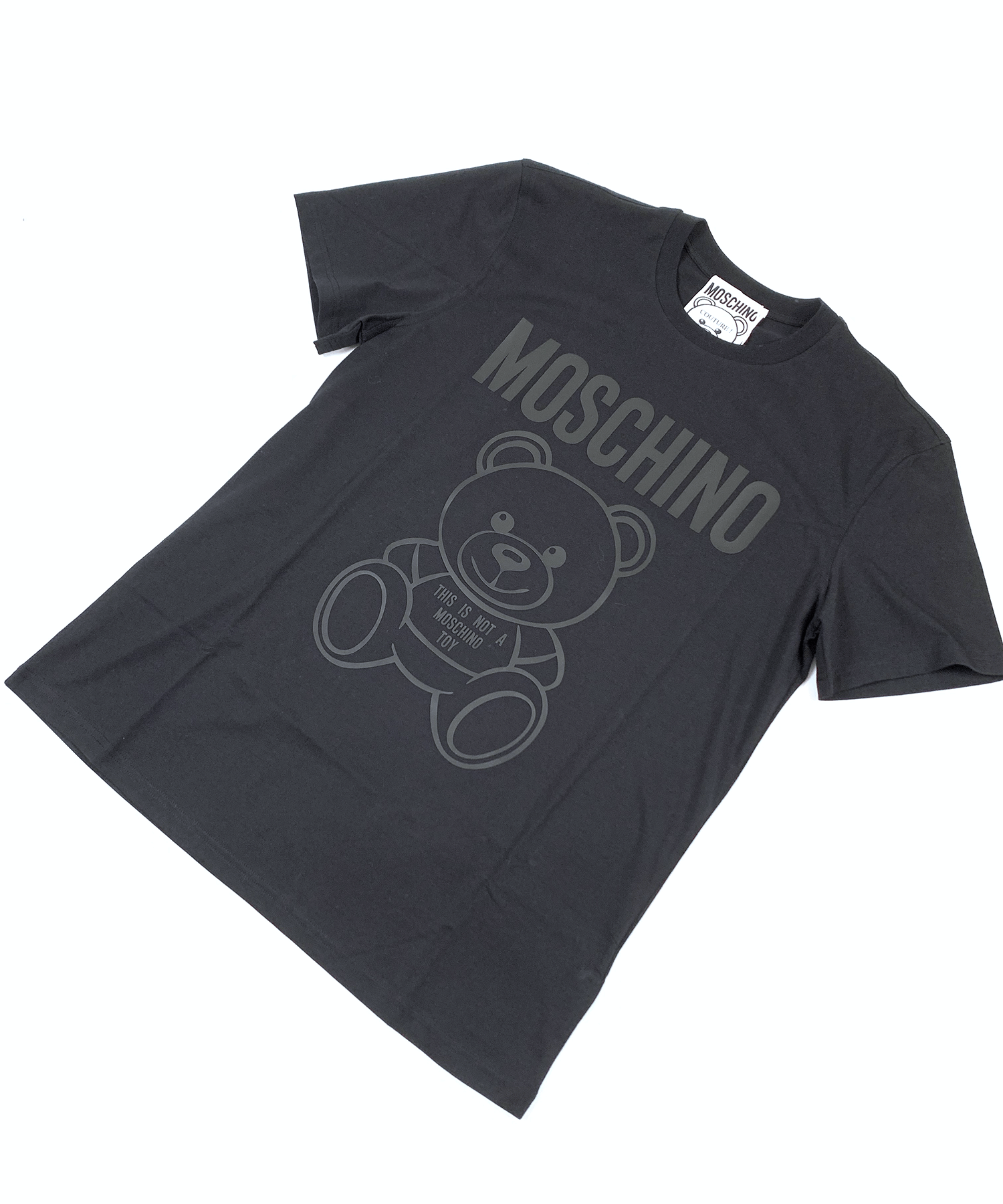 MOSCHINO  TEDDY BEAR オーガニックジャージTシャツ(ブラック)