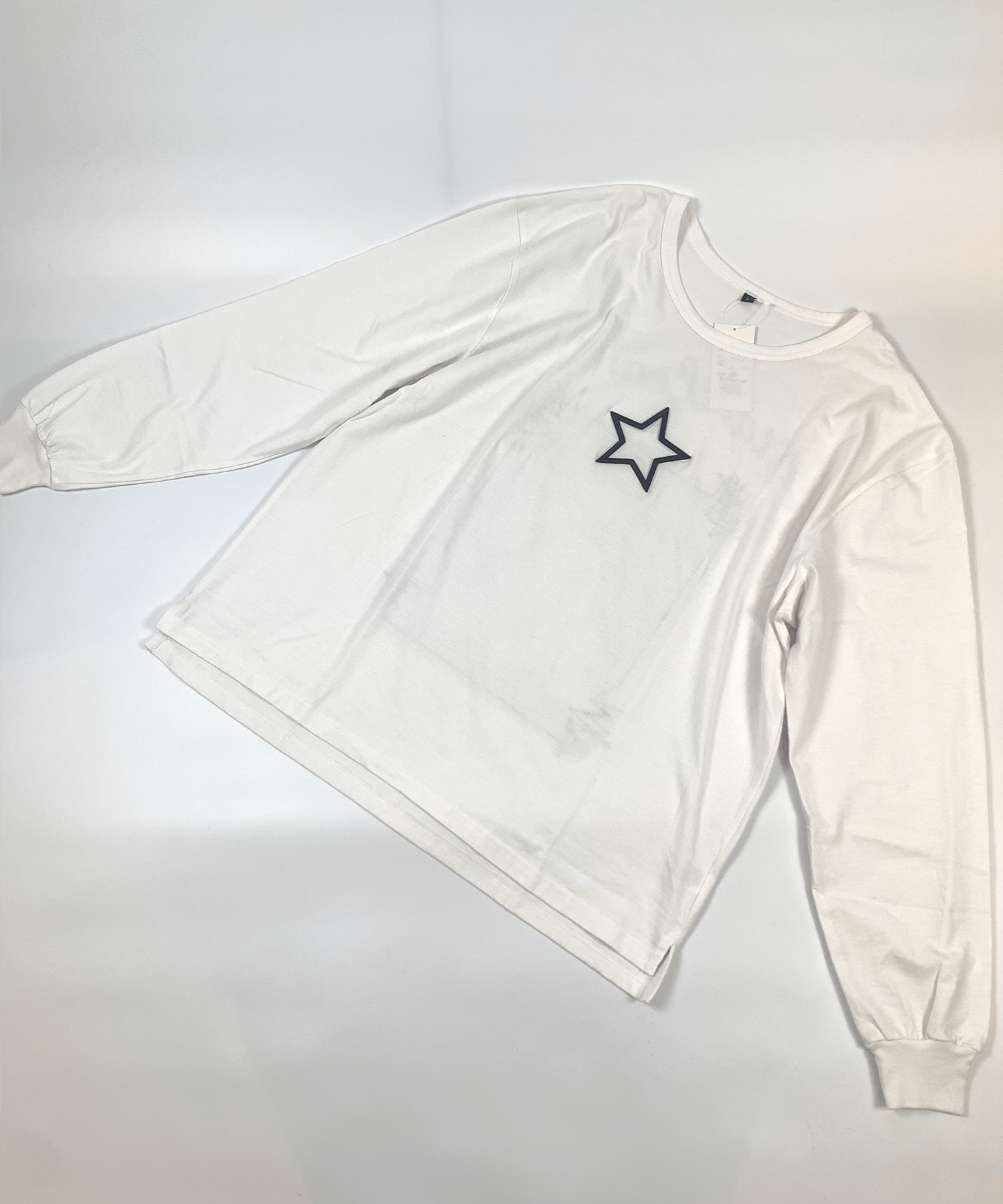 STARLEAN　STAR BABY LONG T-SHIRT (ホワイト)