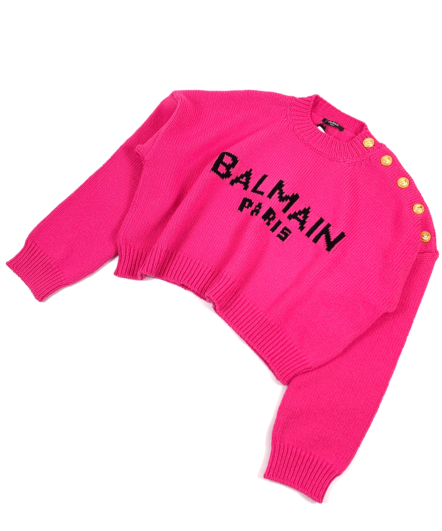 BALMAIN クロップド セーター