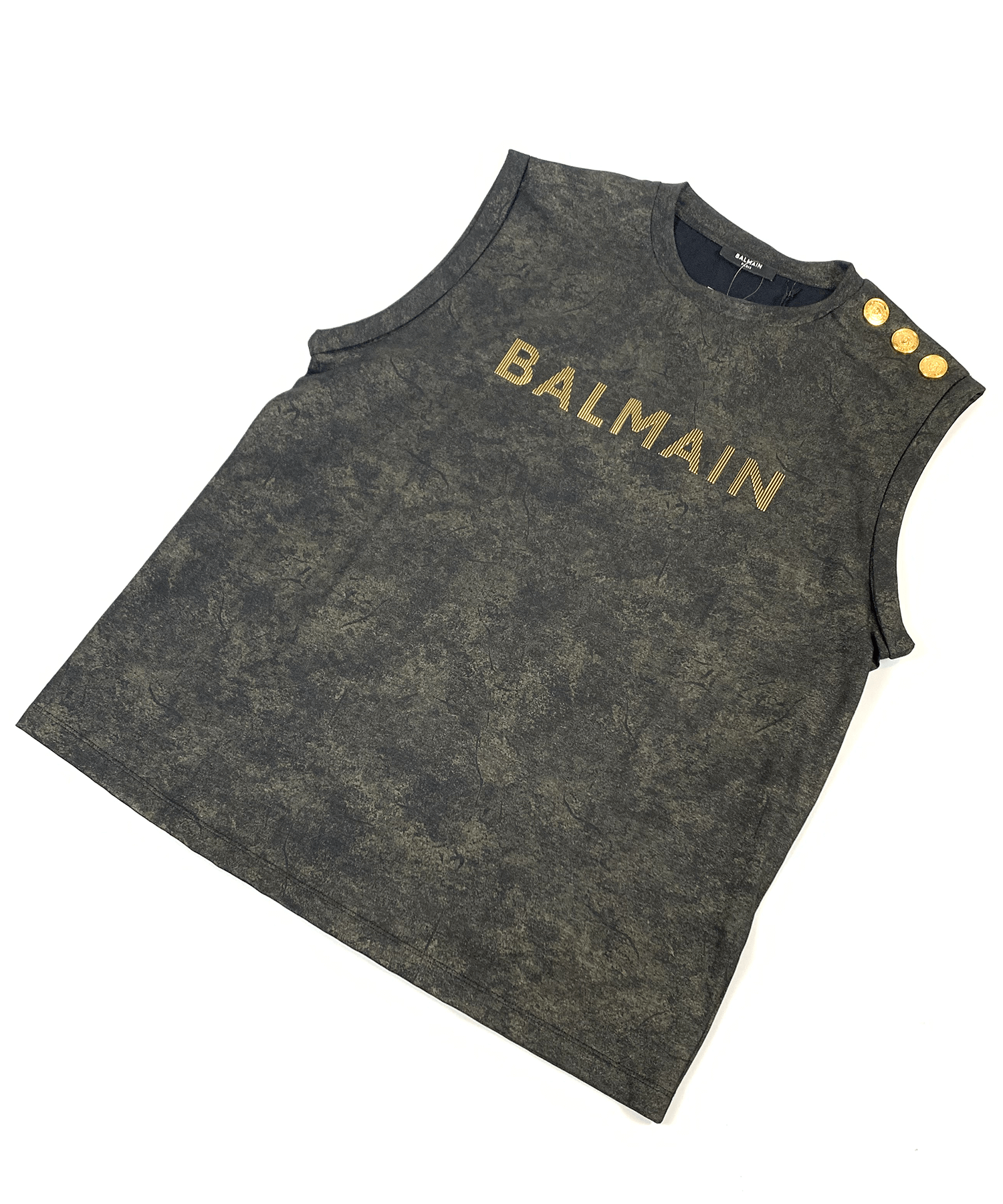 BALMAIN ロゴ エコ コットンTシャツ