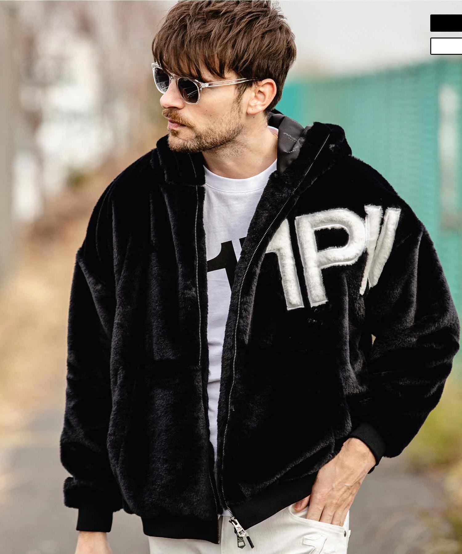 1PIU1UGUALE3 RELAX SIDE LOGO ZIP HOODIE