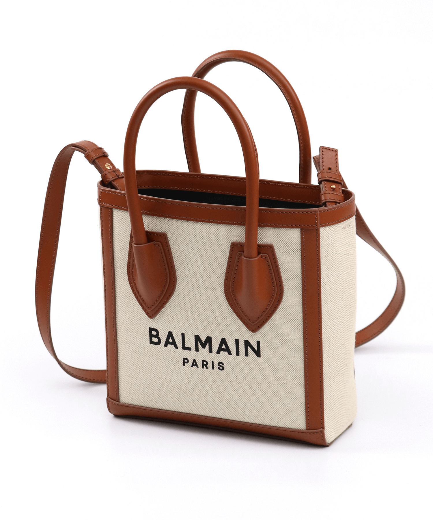 BALMAIN B-ARMY SHOPPER 24－CANVAS＆LOGO