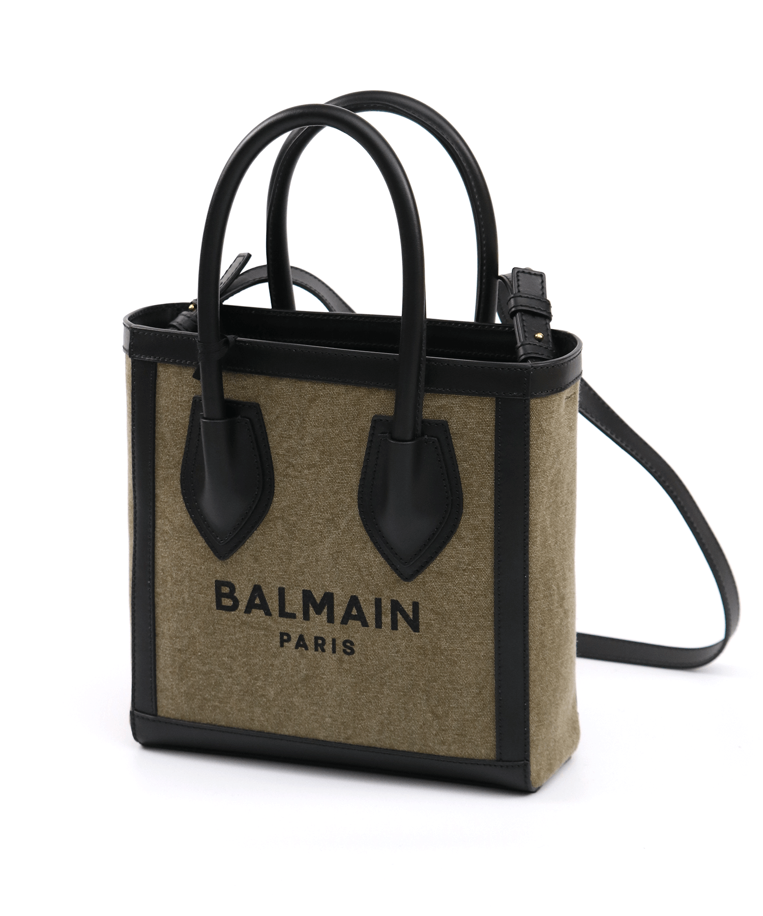 BALMAIN B-ARMY SHOPPER 24－CANVAS＆LOGO