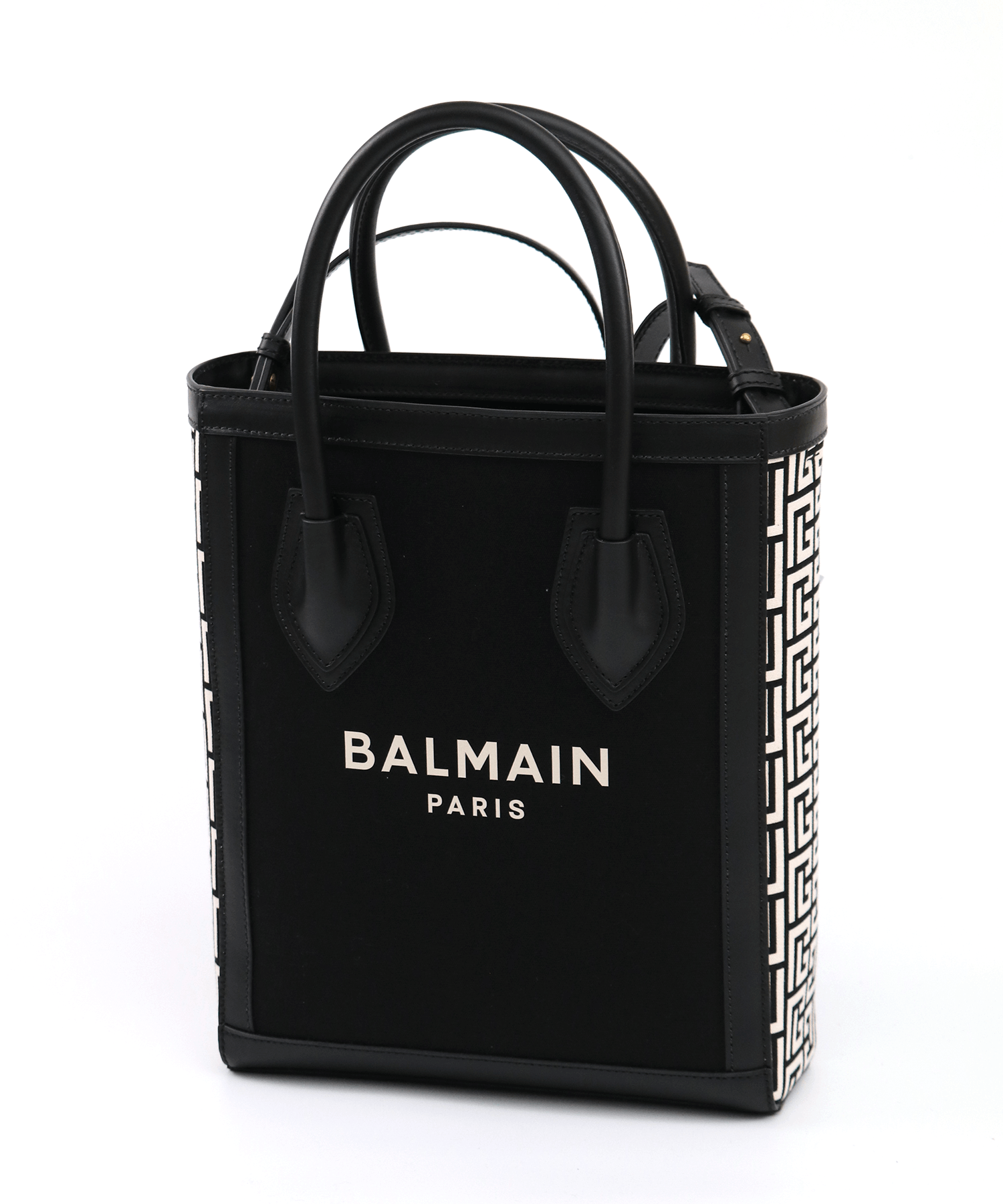 BALMAIN B-ARMY SHOPPER 26－CANVAS＆LOGO