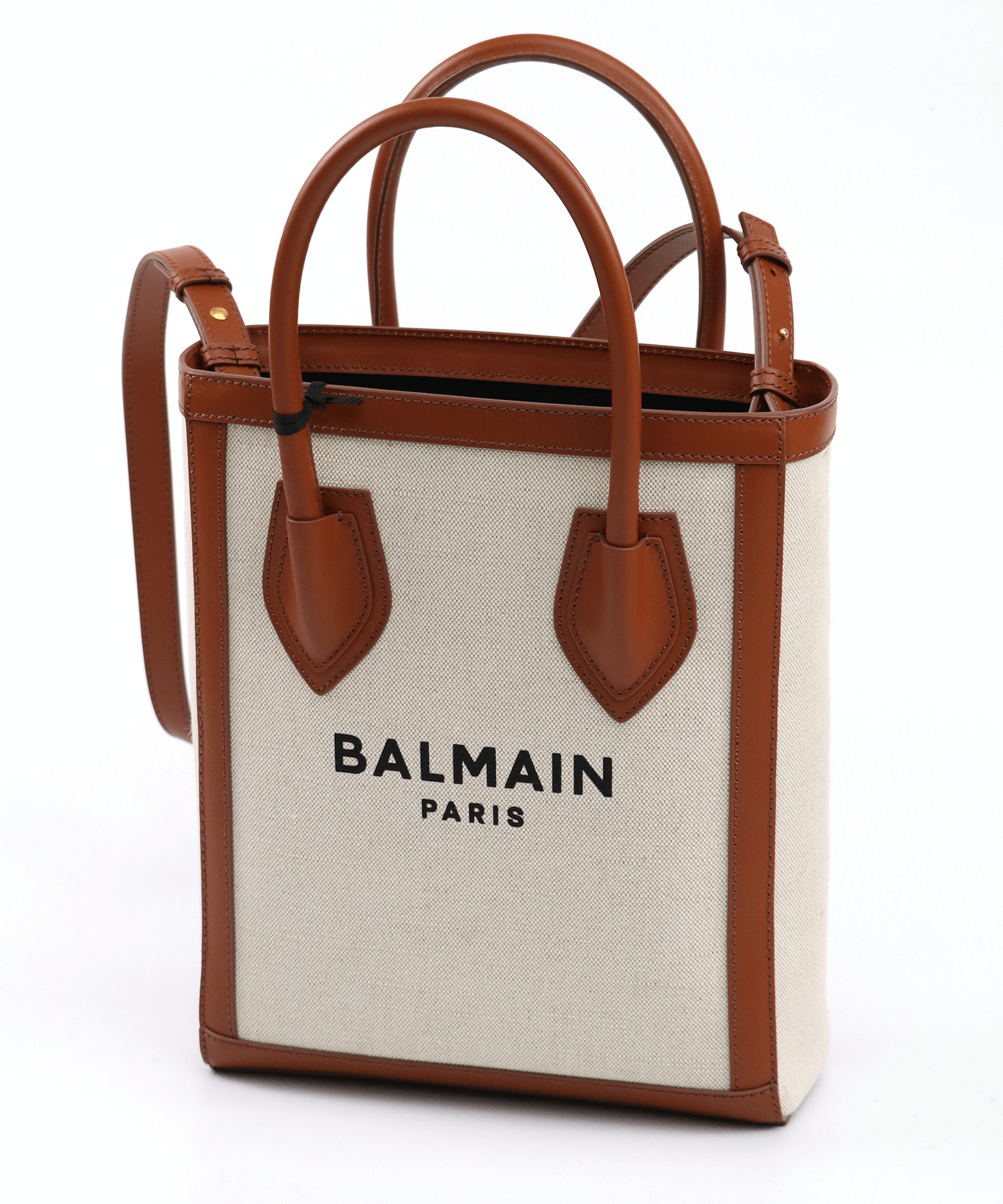 BALMAIN B-ARMY SHOPPER 26－CANVAS＆LOGO