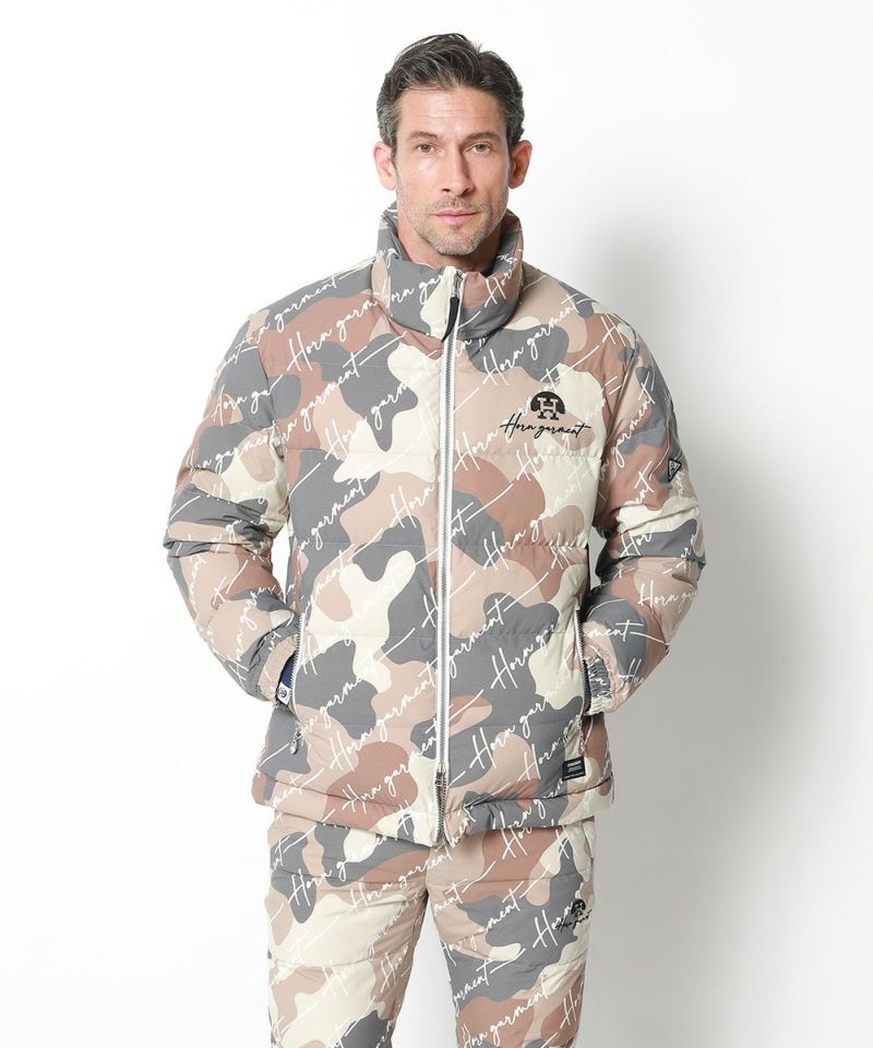 HORN GARMENT Alto Camouflage Down Jacket | MEN