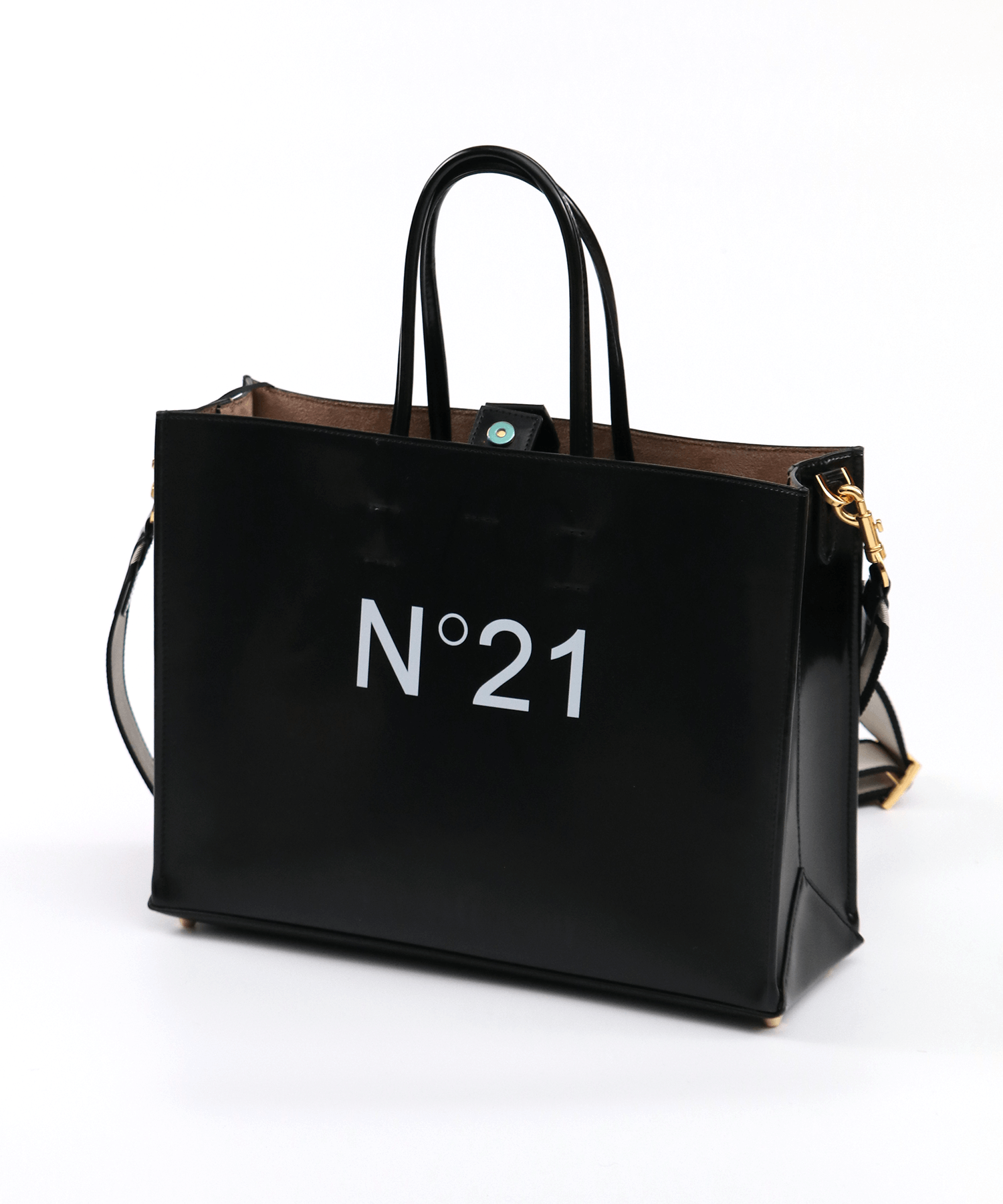 N°21　Horizontal　Shopper　Black